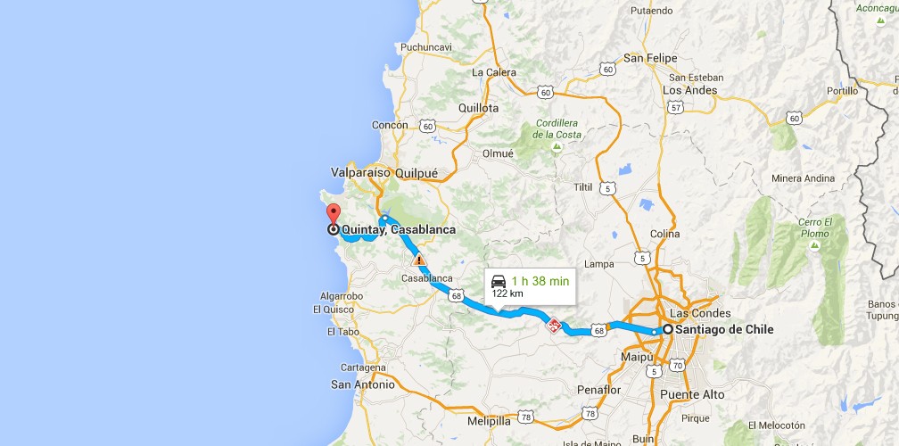 Como llegar a Quintay